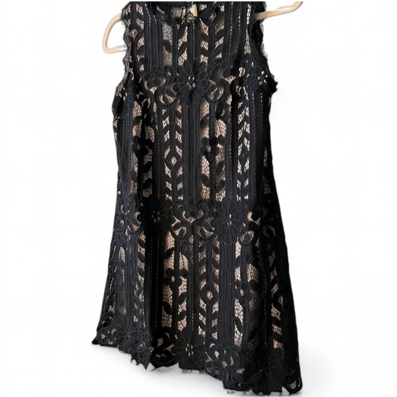 Speechless Black Lace Sleeveless Shift Dress - XS - Picture 6 of 9